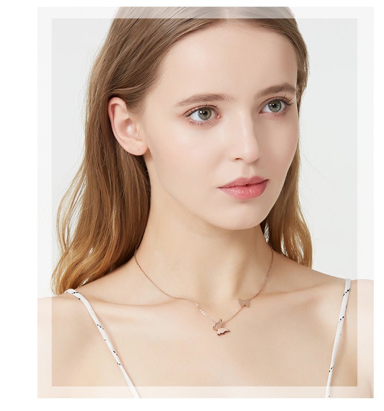 Simple Butterfly Necklace