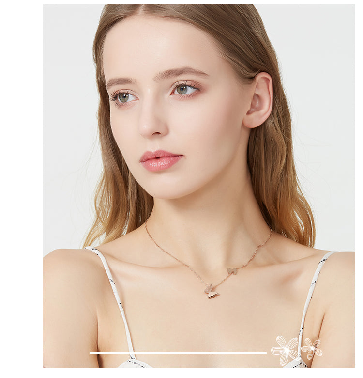 Simple Butterfly Necklace