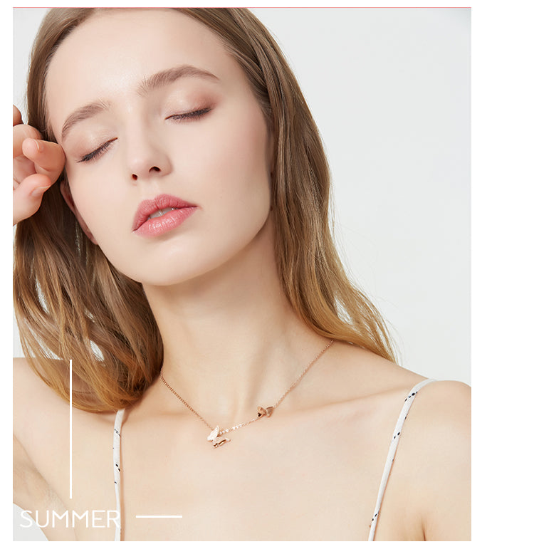Simple Butterfly Necklace